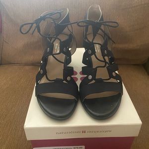 Naturalizer London stacked heel sandal